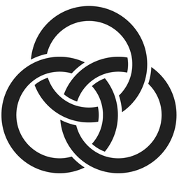Three interlocking rings