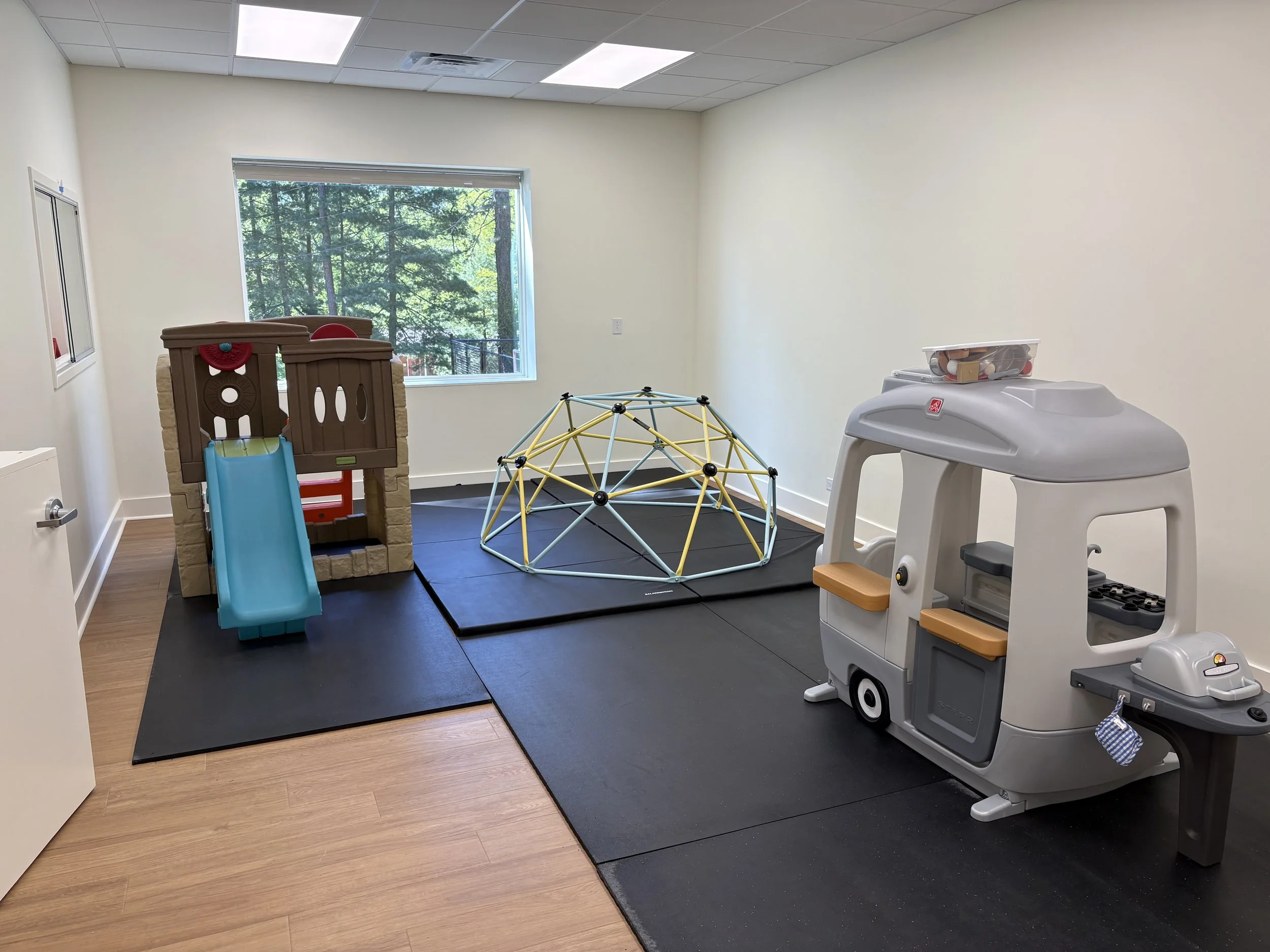 Bright children's classroom in the new children's wing